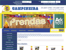 Tablet Screenshot of campineirautilidades.com.br